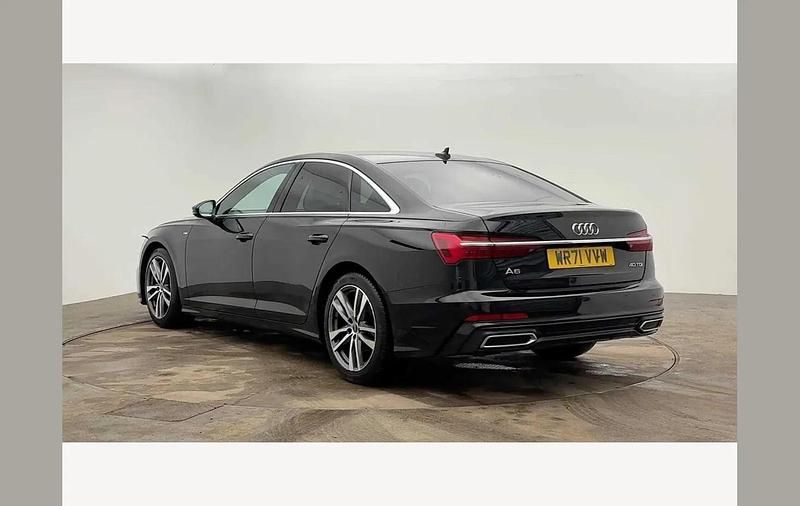 Begagnad Audi A6 S-Line 200 HK (147 kW) 2021 Svart Sedan