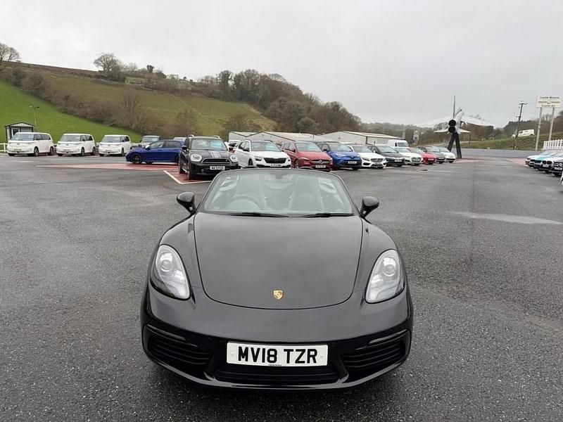 Used Porsche Boxster 300 HP (220 kW) 2018 Black Cabriolet