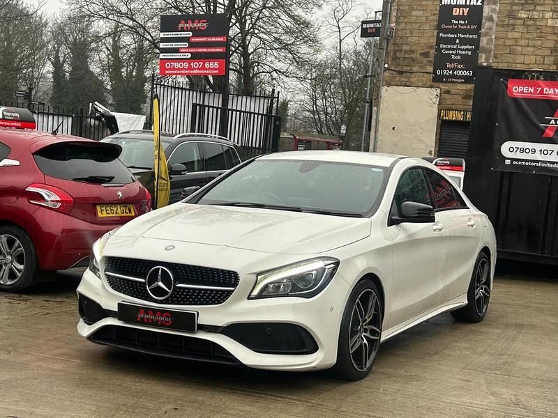 Used Mercedes CLA200 AMG line 2017 White Sedan