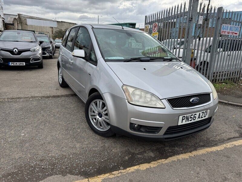 Silver Used 2007 Ford C-MAX Ghia MPV | £1,799 (Good price) - Image 1/4