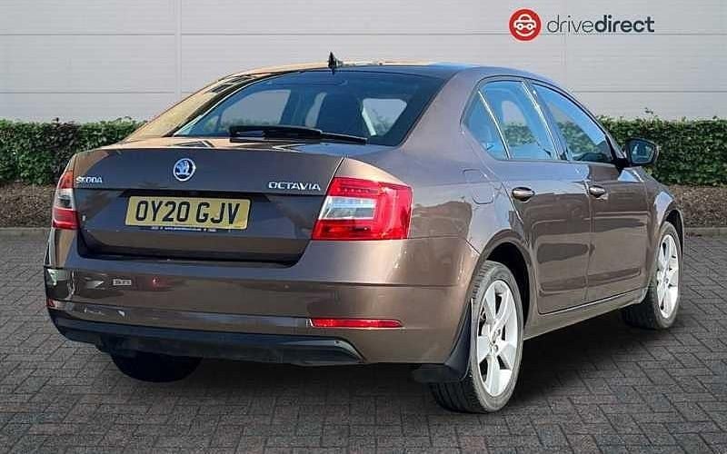 Used Skoda Octavia SE Drive 116 HP (85 kW) 2020 Brown Hatchback