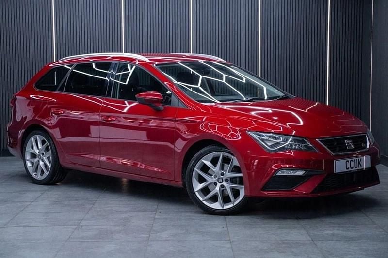 Used Seat Leon ST FR 125 HP (91 kW) 2018 Red Estate