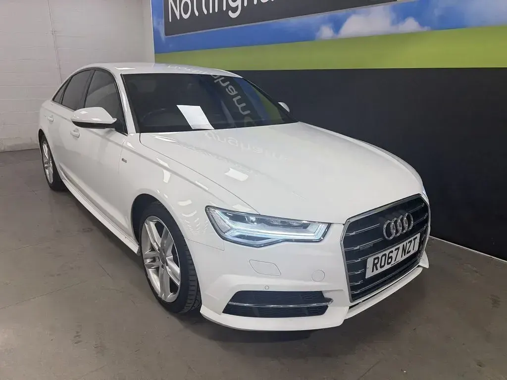 Used Audi A6 S-Line 190 HP (139 kW) 2017 White Sedan