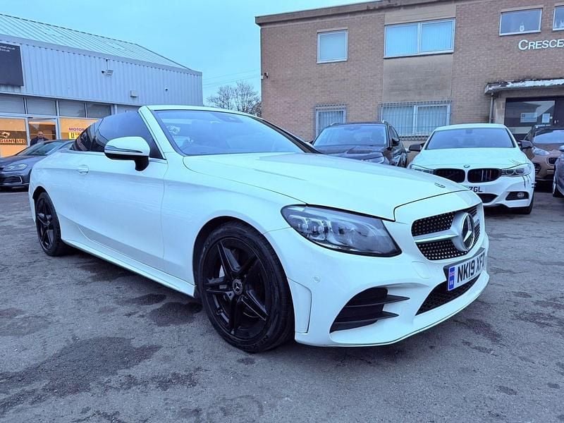 Used Mercedes C300 AMG Line Premium 2019 White Cabriolet