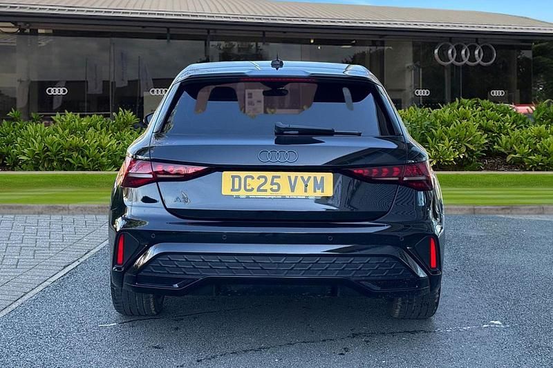 Used Audi A3 Black Edition 150 HP (110 kW) 2025 Black Hatchback
