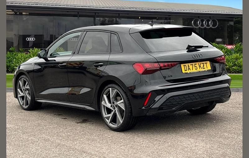 Used Audi A3 Black Edition 150 HP (110 kW) 2025 Black Hatchback