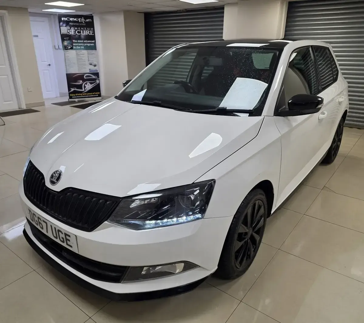 Used Skoda Fabia Monte Carlo 90 HP (66 kW) 2017 White Hatchback