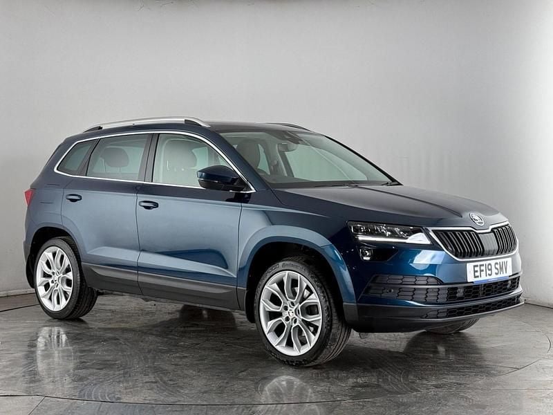 Used Skoda Karoq 150 HP (110 kW) 2018 Blue SUV