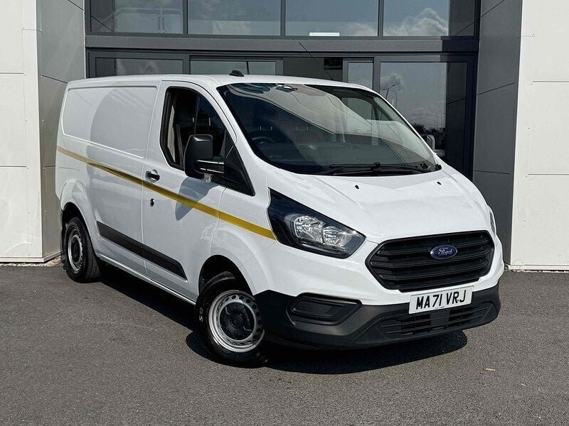 Frozen white (solid paint) Used 2021 Ford Transit Custom | £9,500 (Super price) - Image 1/3