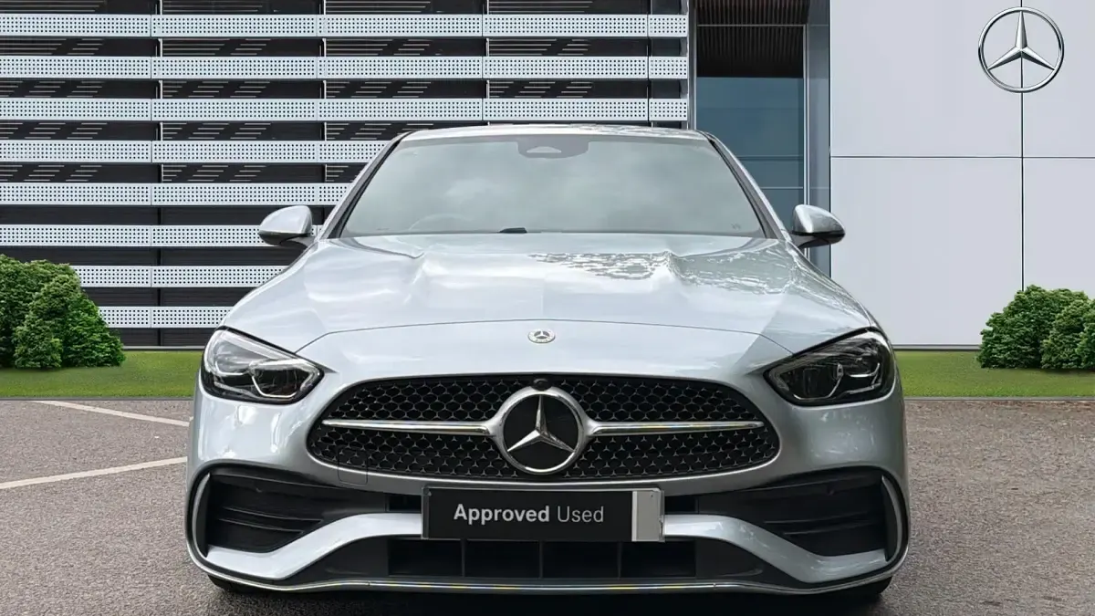 Used Mercedes C200 AMG line 204 HP (150 kW) 2025 Silver Sedan