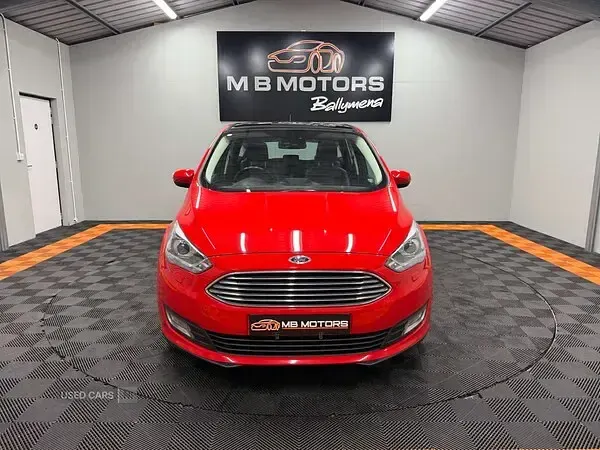 Used Ford C-MAX Titanium X 125 HP (91 kW) 2018 Red MPV
