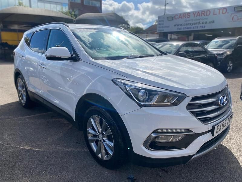 White Used 2015 Hyundai Santa Fe Premium SUV | £9,999 (Fair price) - Image 1/4