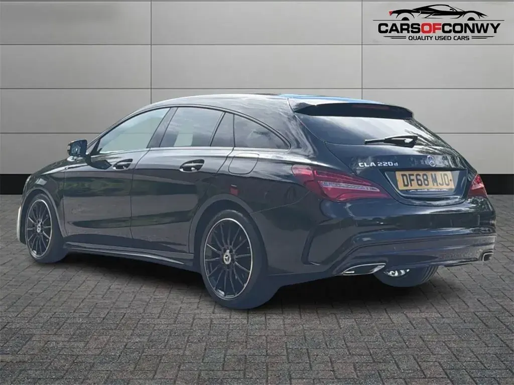 Used Mercedes CLA220 Shooting Brake AMG line 170 HP (125 kW) 2018 Black Estate