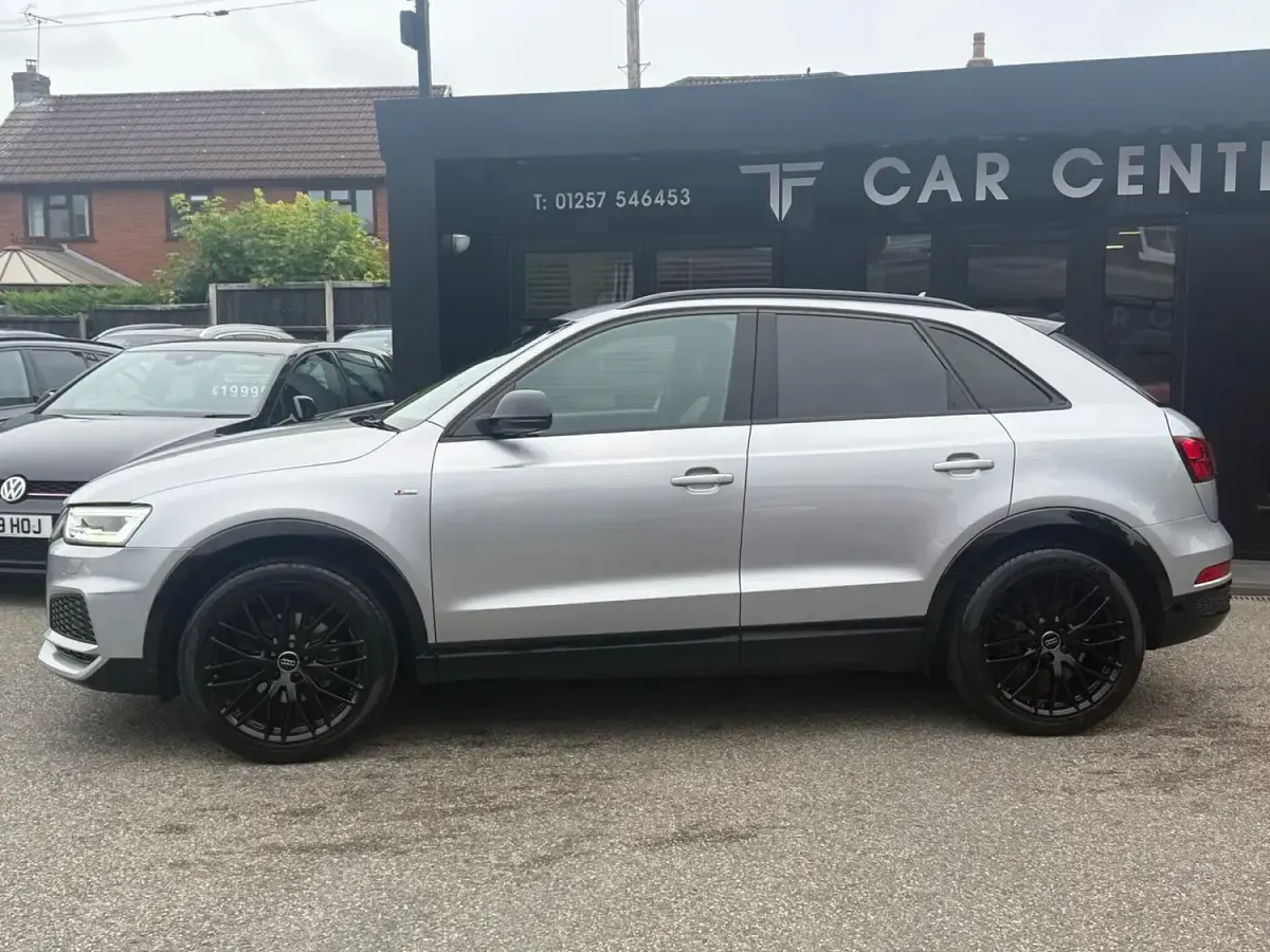 Used Audi Q3 Black Edition 150 HP (110 kW) 2018 Silver SUV