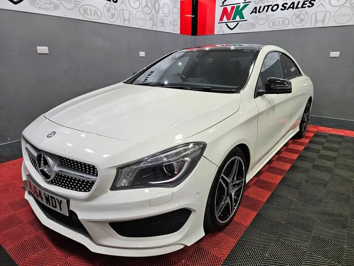 Used Mercedes CLA220 AMG 2014 White Sedan