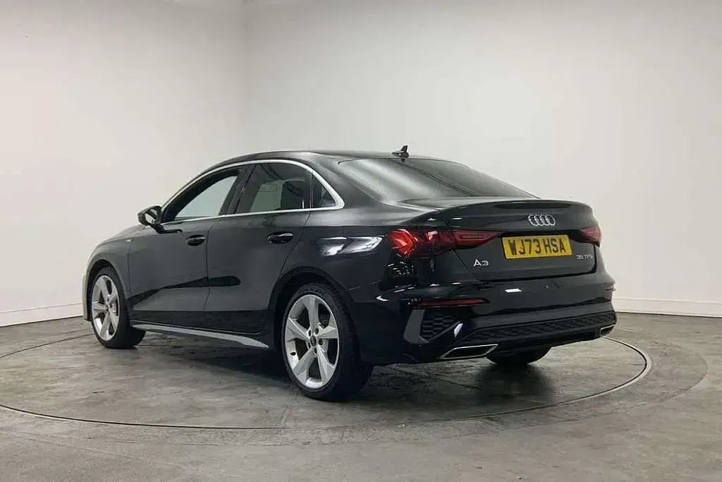 Used Audi A3 S-Line 147 HP (108 kW) 2023 Black Sedan