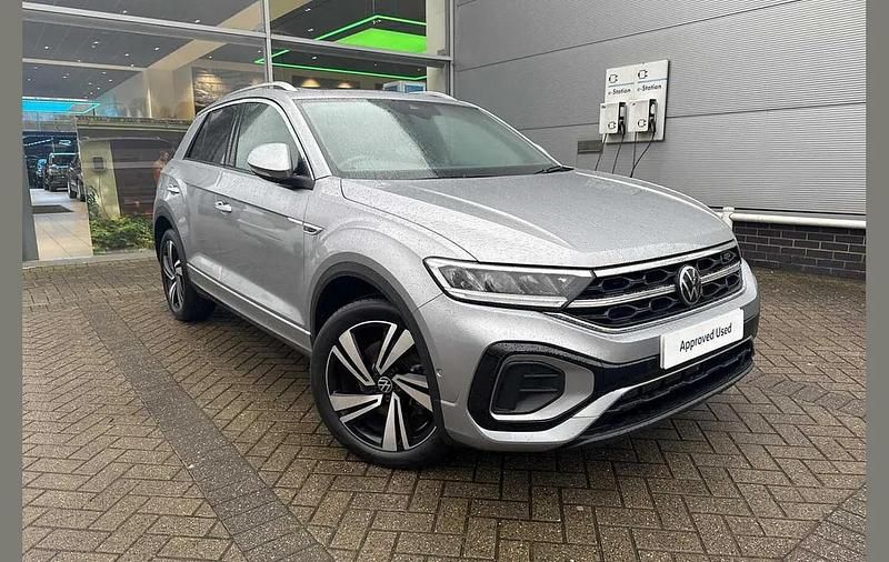 Silver Used 2025 VW T-Roc R-line SUV | £26,489 (Fair price) - Image 1/4