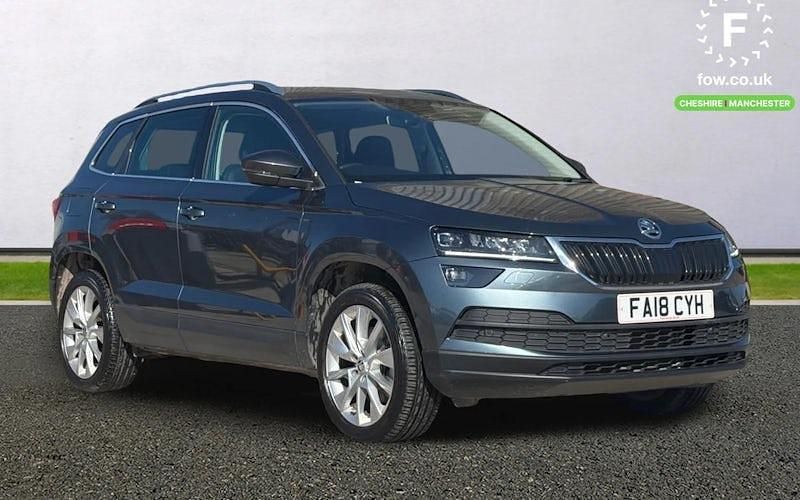 Used Skoda Karoq SE L 116 HP (85 kW) 2018 Grey SUV