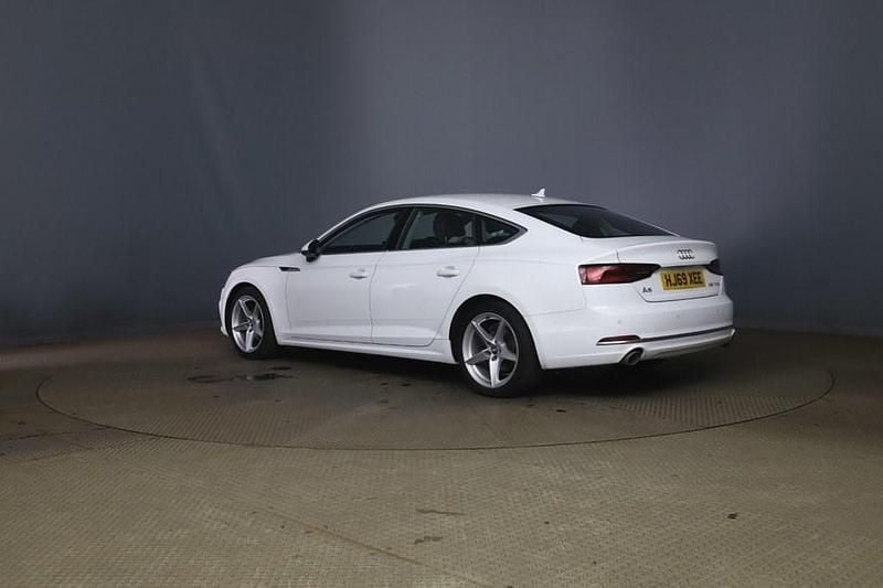 Used Audi A5 Sportback Sport 150 HP (110 kW) 2019 White Hatchback