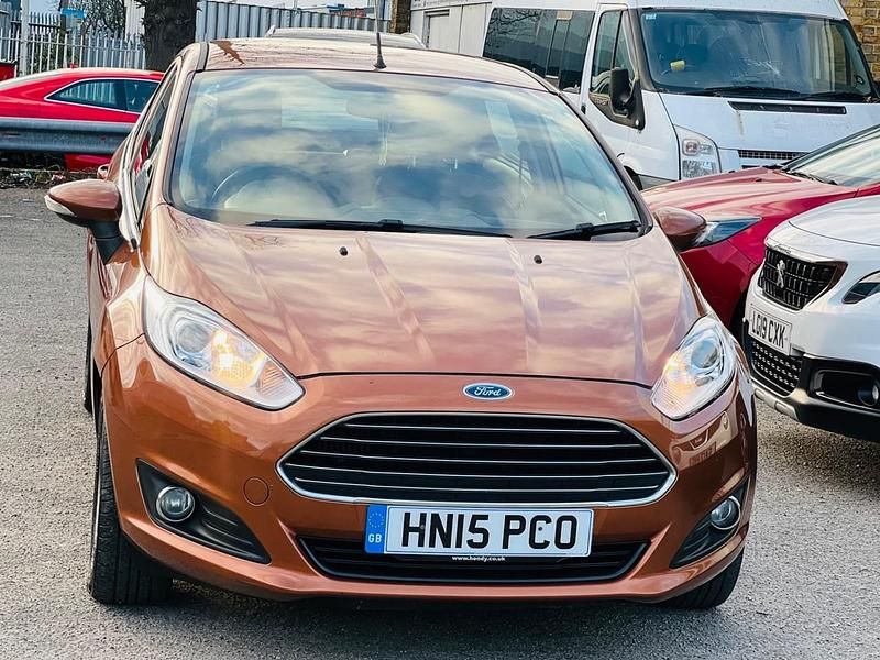 Used Ford Fiesta Zetec 2015 Brown Hatchback