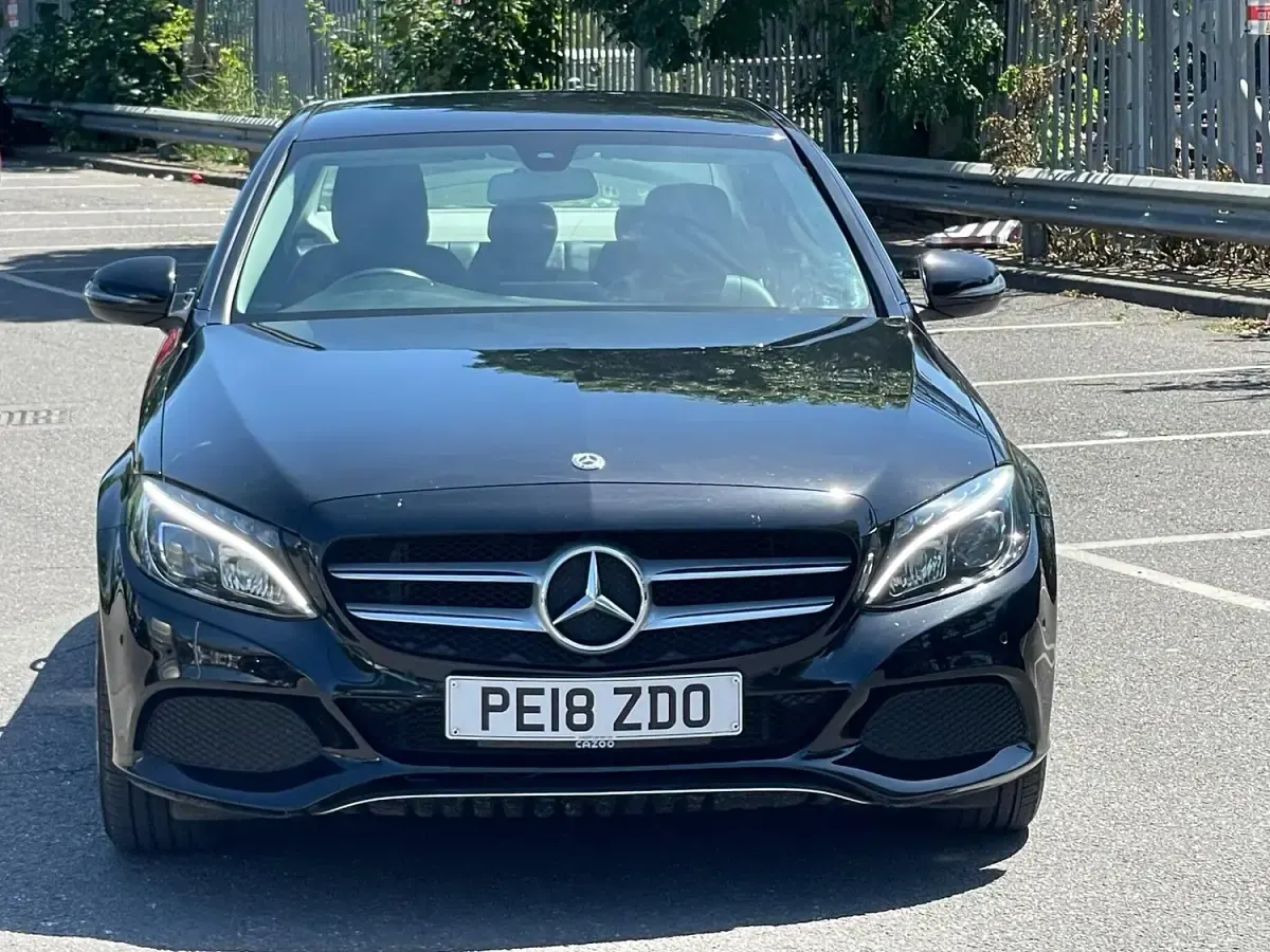 Used Mercedes C200 2018 Black Sedan
