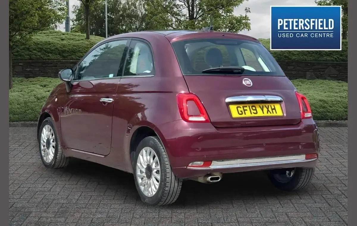 Used Fiat 500 Lounge 69 HP (50 kW) 2019 Red Hatchback