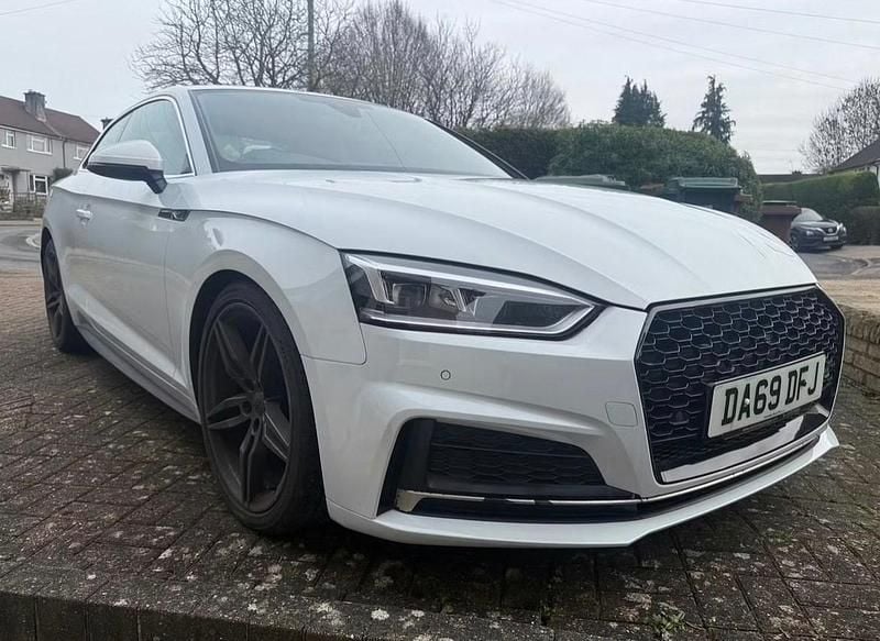 Used Audi A5 S-Line 150 HP (110 kW) 2020 White Coupe