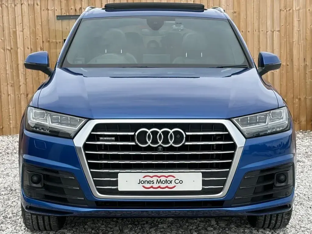 Used Audi Q7 S-Line 333 HP (244 kW) 2017 Blue SUV