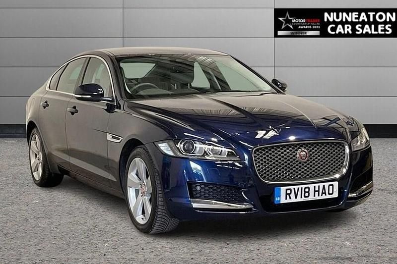 Blue Used 2018 Jaguar XF Portfolio Sedan | £12,000 (Good price) - Image 1/1