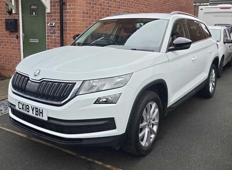 Used Skoda Kodiaq SE 150 HP (110 kW) 2018 White SUV