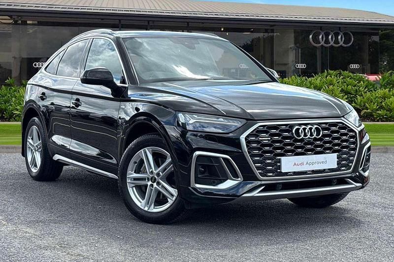 Black Used 2023 Audi Q5 Sportback S-Line SUV | £32,995 (Super price) - Image 1/4