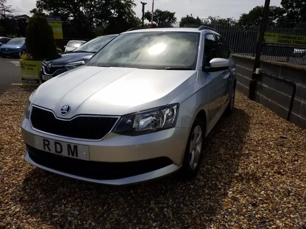 Used Skoda Fabia SE 95 HP (69 kW) 2018 Silver Estate
