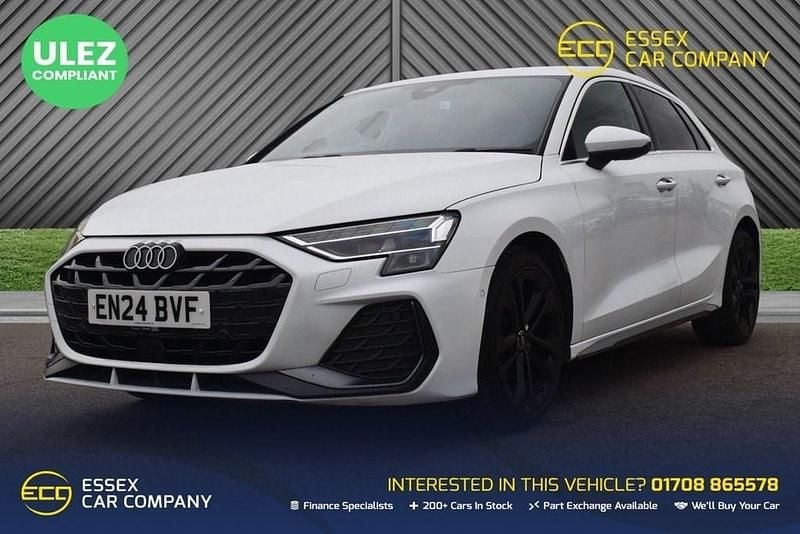 Used Audi A3 Sportback S-Line 116 HP (85 kW) 2024 White Hatchback