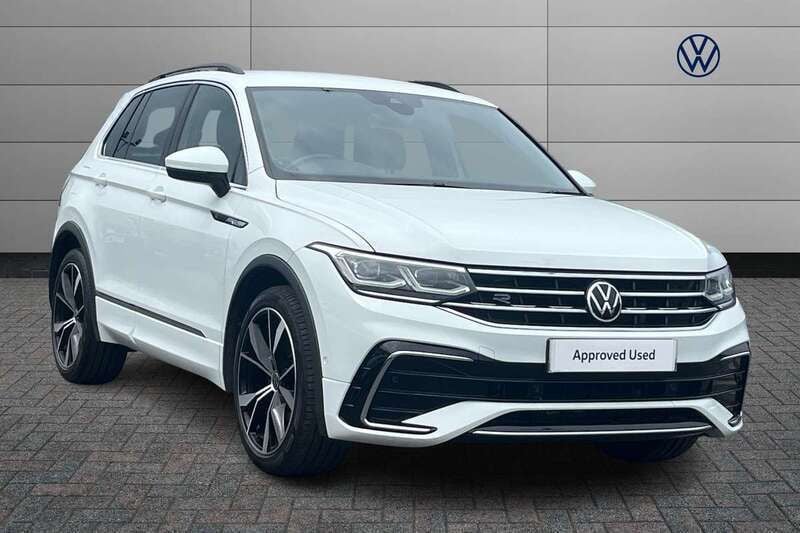 White Used 2021 VW Tiguan R-line SUV | £23,990 (Fair price) - Image 1/4