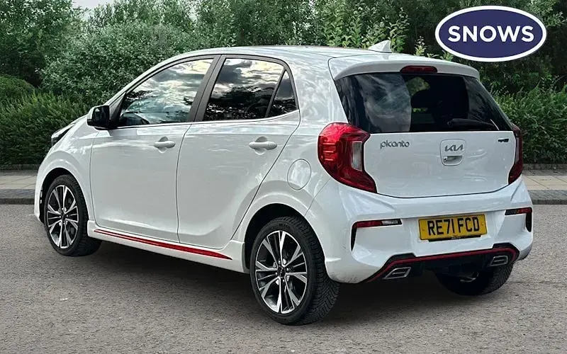 Used Kia Picanto GT-Line 101 HP (74 kW) 2021 Clear white Hatchback