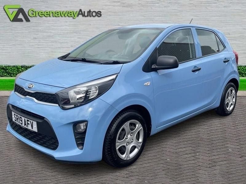 Used Kia Picanto 66 HP (48 kW) 2019 Blue Hatchback