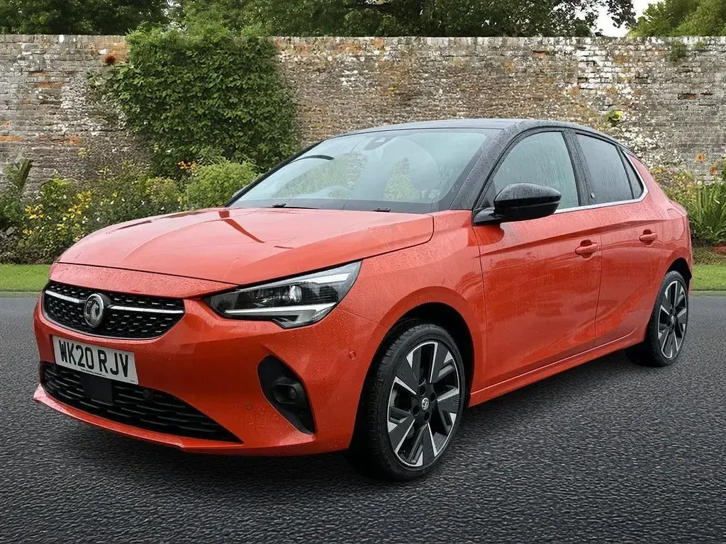 Used Vauxhall Corsa-e Elite 100 kW (136 HP) 2020 Orange Hatchback