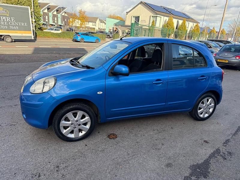 Used Nissan Micra Acenta 80 HP (58 kW) 2011 Blue Hatchback