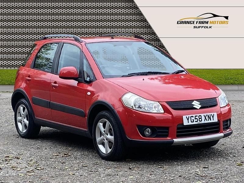 Red Used 2008 Suzuki SX4 GLX Hatchback | £2,295 (Fair price) - Image 1/4