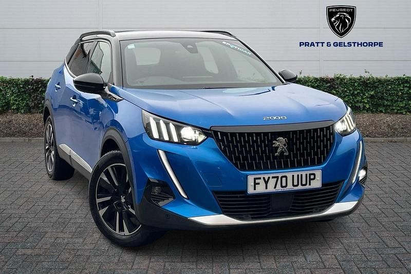 Blue Used 2020 Peugeot 2008 GT-line SUV | £14,495 (Fair price) - Image 1/4
