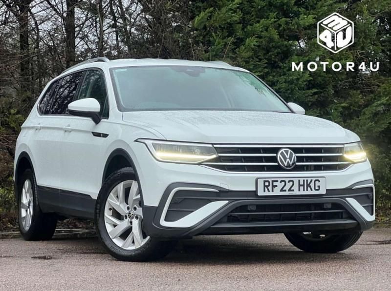 White Used 2022 VW Tiguan Allspace Life SUV | £17,990 (Fair price) - Image 1/3
