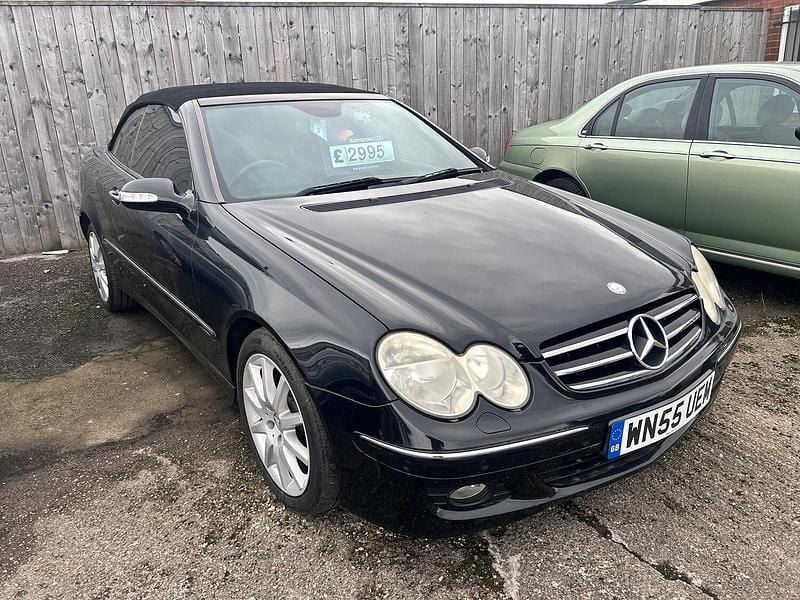 Used Mercedes CLK200 Avantgarde 2005 Black Cabriolet