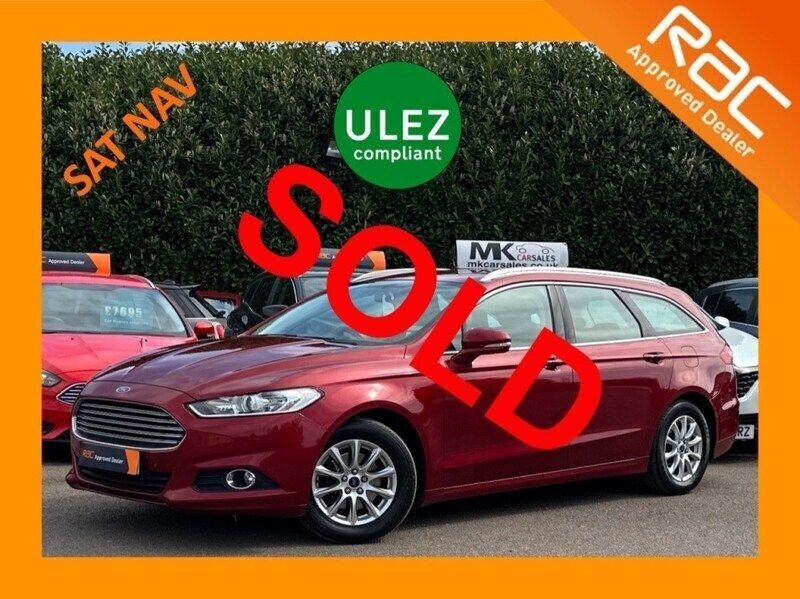 Candy red Used 2015 Ford Mondeo Zetec Estate | £6,395 (Fair price) - Image 1/3