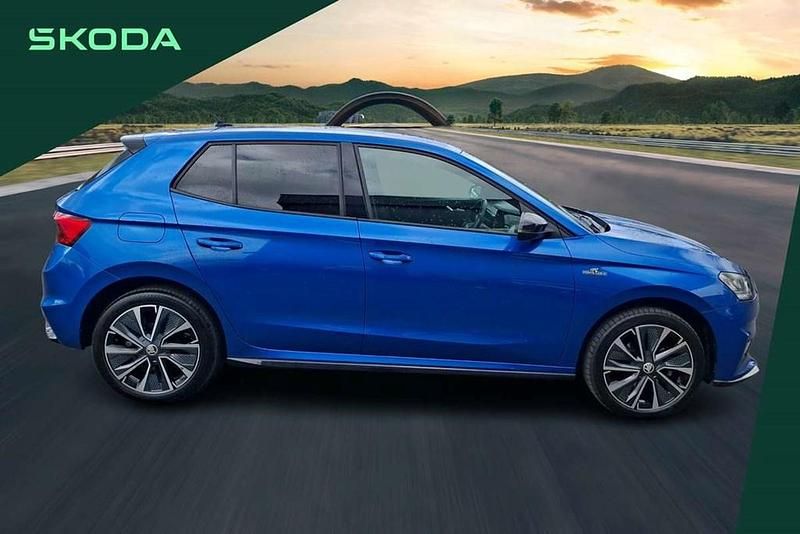 Begagnad Skoda Fabia Monte Carlo 108 HK (79 kW) 2022 Blå Halvkombi