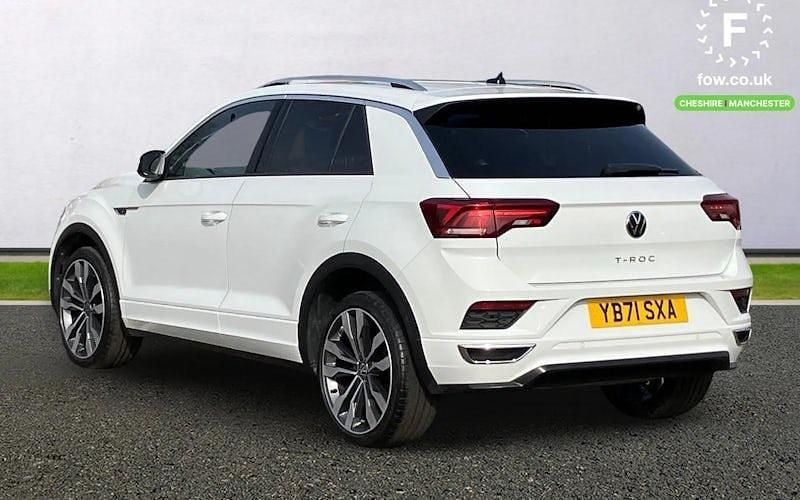 Used VW T-Roc R-line 150 HP (110 kW) 2021 White SUV