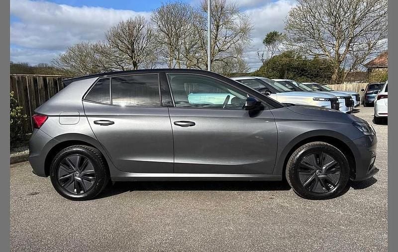 Used Skoda Fabia Colour Edition 94 HP (69 kW) 2023 Graphite grey metallic body / black magic pearl effect roof Hatchback