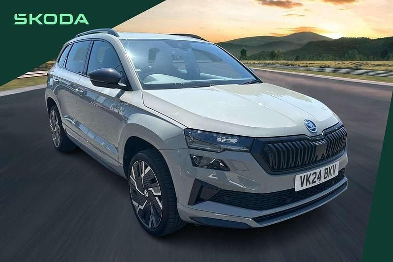 Grey Used 2024 Skoda Karoq SportLine SUV | £29,995 (Fair price) - Image 1/4