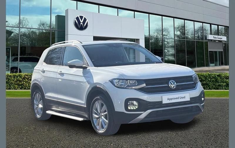 Used VW T-Cross SE 95 HP (69 kW) 2021 White SUV