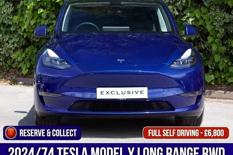 Used 2024 Tesla Model Y Long Range RWD SUV | £36,550 (Expensive) - Image 1/1