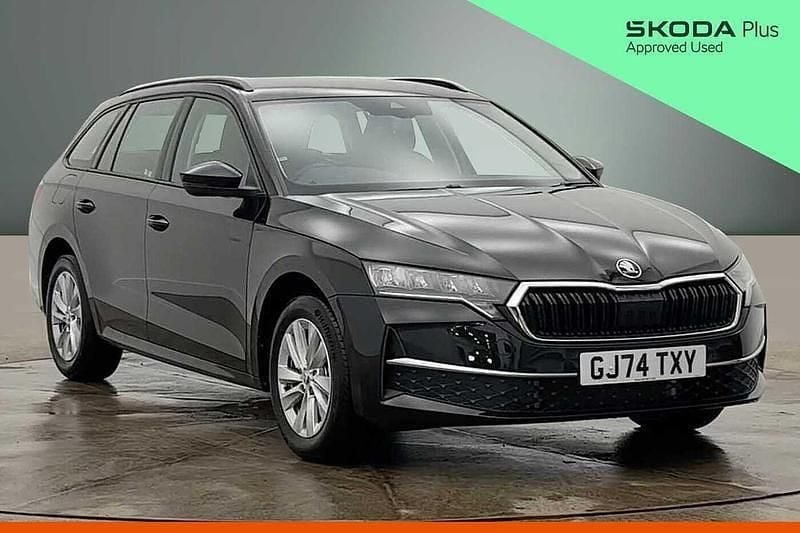 Black magic pearl effect Used 2024 Skoda Octavia SE Technology Estate | £21,500 (Fair price) - Image 1/4
